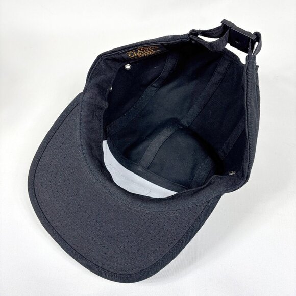 Shimano Back Black 5-Panel Strapback Cap Hat Japan Cycling Fishing Equipment - Picture 6 of 8